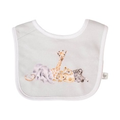 Wrendale 'Little Savannah' African Animal Bib Gift Set