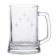 RAF Etched Glass Tankard Red Arrows