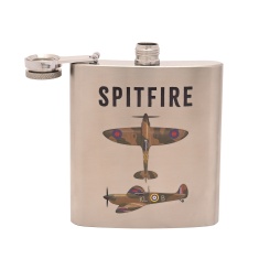 RAF 6oz Hip Flask Spitfire