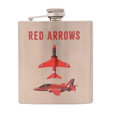 RAF 6oz Hip Flask Red Arrows