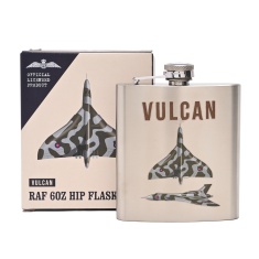 RAF 6oz Hip Flask Vulcan