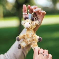 Wrendale Giraffe Plush Keyring