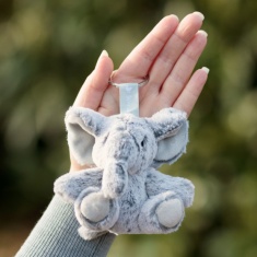 Wrendale Elephant Plush Keyring