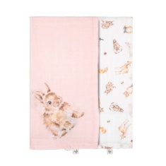 Wrendale 'Little Forest' Woodland Animal Muslin Gift Set