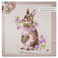 Wrendale Paint By Numbers Hare Head Clover Heels