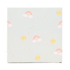 Petit Cheri Giraffe Round Plaque - Baby Girl