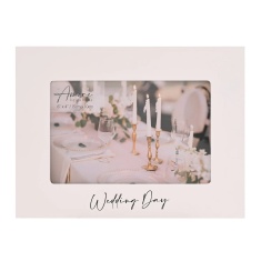 Amore Photo Frame 6 X 4 - Wedding Day