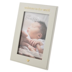 Bambino Welcome To The World Photo Frame 4 X 6