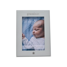 Bambino Grandson Resin Photo Frame Blue 4 X 6
