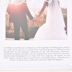 With Love Silver Word Frame 6 X 4 - Mr & Mrs