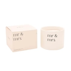 Amore Double Wick Candle - Mr & Mrs
