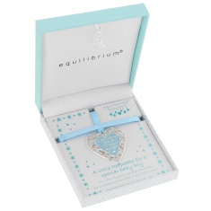 Equilibrium Baby Boy Keepsake Heart