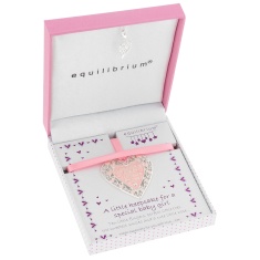 Equilibrium Baby Girl Keepsake Heart