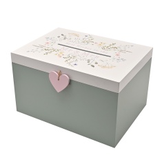Love Story Wildflower Wedding Card Box