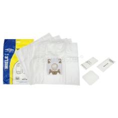 Electrue G/N Filter-Flo Synthetic Dust Bags (Pack of 5 with 1 Filter Kit)