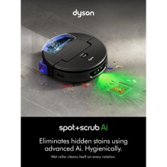 Dyson Cordless Spot+Scrub AI Robot Vacuum - Black