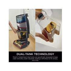 Shark EX220UK CarpetXpert HairPro Pet Deep Carpet Cleaner - Grey/Burgundy