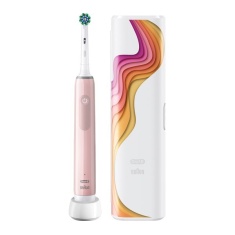 Oral B Pro Series 3 Electric Toothbrush with Travel Case - Pink