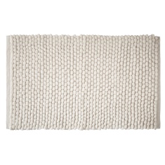 Bianca Aspen Bobble Bath Mat 50x80cm - White