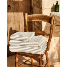 Christy Portobello Stripe Cotton Towel - Birch Christy Portobello Stripe Cotton Towel - Birch