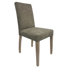 Caldecott Fabric Upholstered Dining Chair - Taupe/Stone Grey