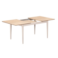 Caldecott Extending Dining Table 140-180cm - Light Oak/Stone Grey