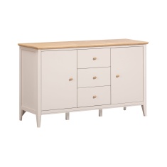 Caldecott Large Sideboard - Light Oak/Stone Grey