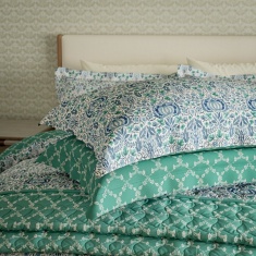 Morris & Co Little Chintz Duvet Set - Blue