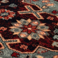 Mastercraft Kashqai 4308/400 Wool Royal Rug - Green/Red