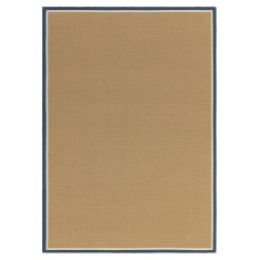Asiatic Bordo Boucle Border Rug - Blue/Cream Asiatic Bordo Boucle Border Rug - Blue/Cream