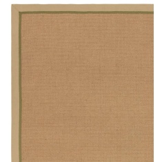 Asiatic Bordo Boucle Border Rug - Linen/Sage