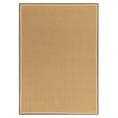 Asiatic Bordo Herringbone Border Rug - Khaki/Cream Asiatic Bordo Herringbone Border Rug - Khaki/Cream