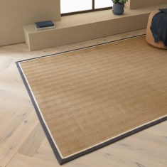 Asiatic Bordo Herringbone Border Rug - Slate/Cream Asiatic Bordo Herringbone Border Rug - Slate/Cream