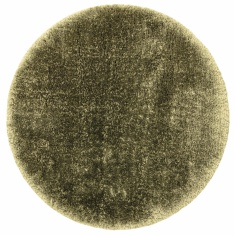 Asiatic Plush Luxury Shaggy 150cm Circle Rug - Sage