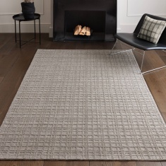 Asiatic Thatch Modern Plain Rug - Greige