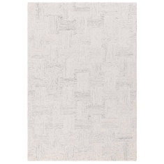 Asiatic Theodore Modern Hatch Rug - White & Black