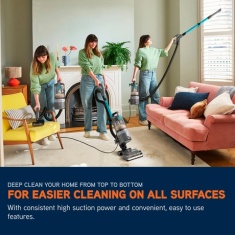 Vax CDUPLORP LiftOut Reach Pet-Design Upright Vacuum Cleaner - Graphite/Teal