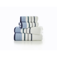 Deyongs Portland Stripe Supersoft Towel - Oceanic