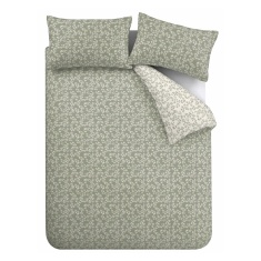 Bianca Shadow Leaves Duvet Set - Green