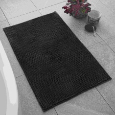 Catherine Lansfield Bobble Bath Mat 50x80cm - Charcoal