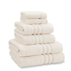 Catherine Lansfield Zero Twist Towels - Cream