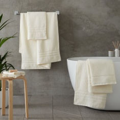 Catherine Lansfield Zero Twist Towels - Cream