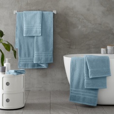 Catherine Lansfield Zero Twist Towels - Blue