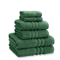 Catherine Lansfield Zero Twist Towels - Dark Green