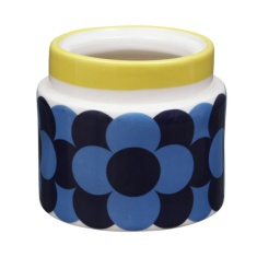 Orla Kiely Retro Stripe Storage Jar - Yellow