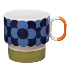 Orla Kiely Retro Stripe Mug - Green