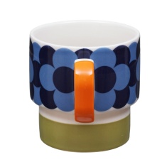 Orla Kiely Retro Stripe Mug - Green