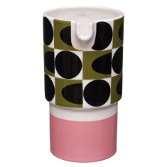 Orla Kiely Spot Square Oval Pitcher Jug 1.5L - Pink