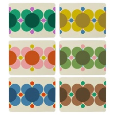 Orla Kiely Atomic Flower Placemats Set of 6