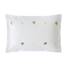 Historic Royal Palaces Royal Embroidery Oxford Pillowcase Pair - White
